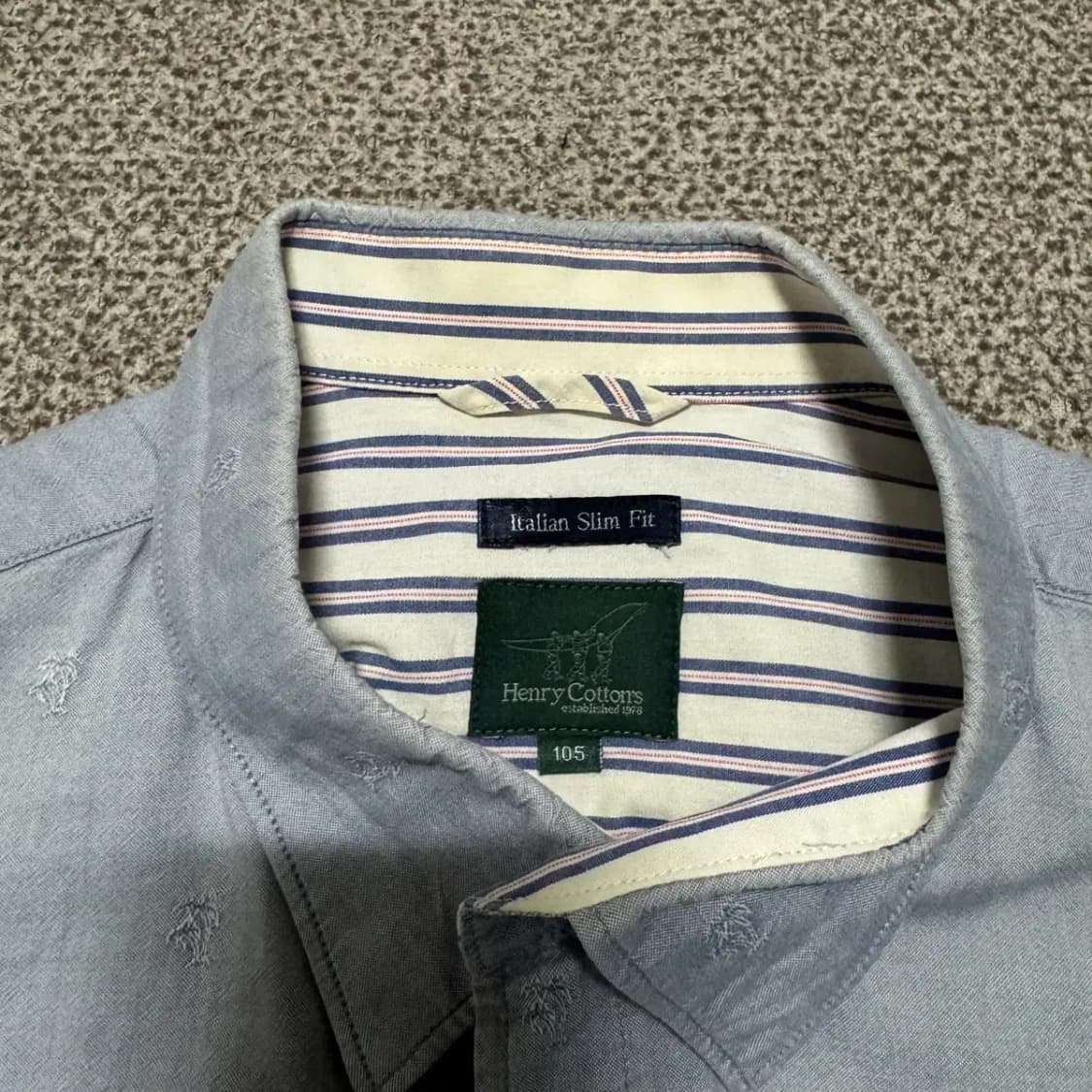 105 헨리코튼 반팔 셔츠 상품이미지5