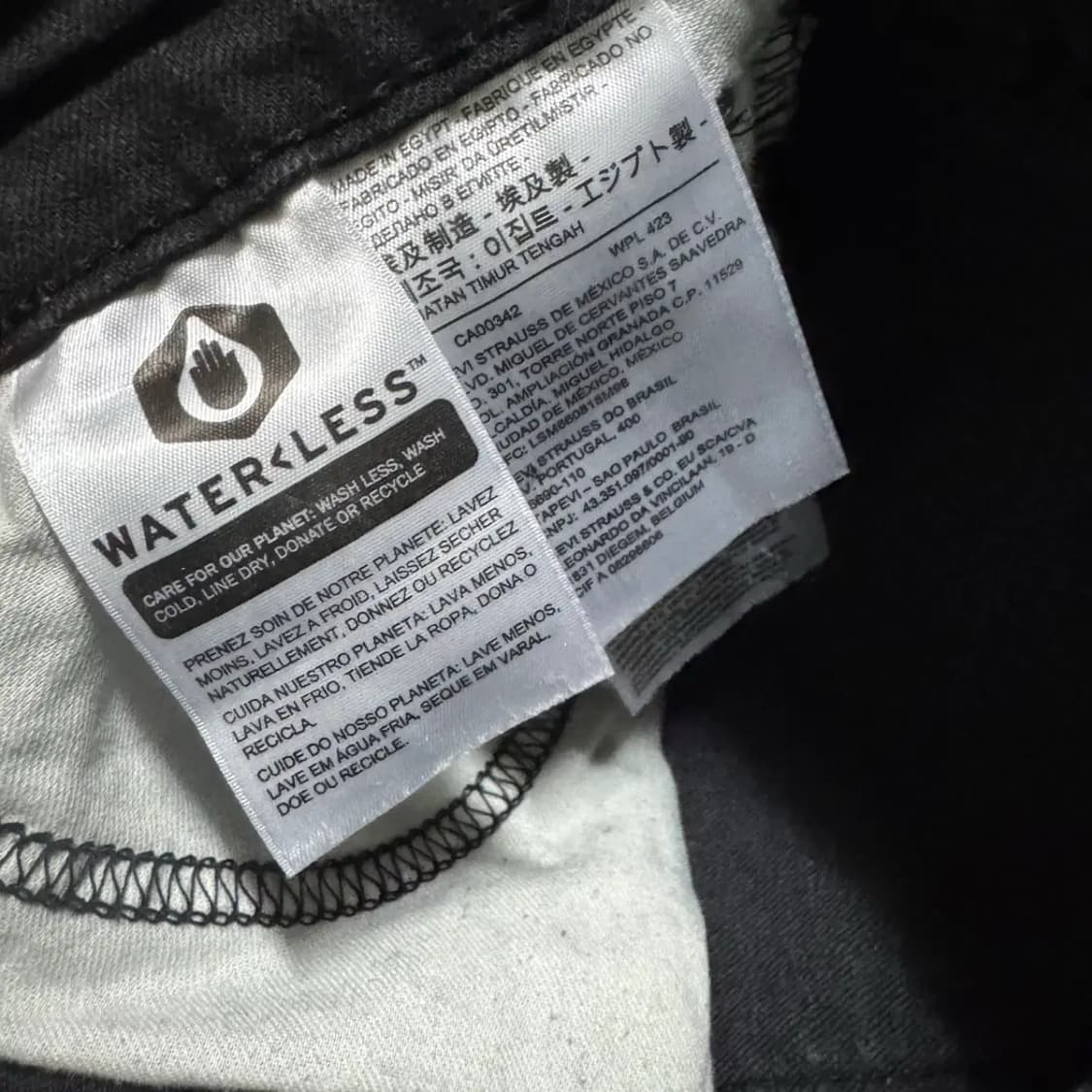 30 리바이스 502 흑청바지 상품이미지5