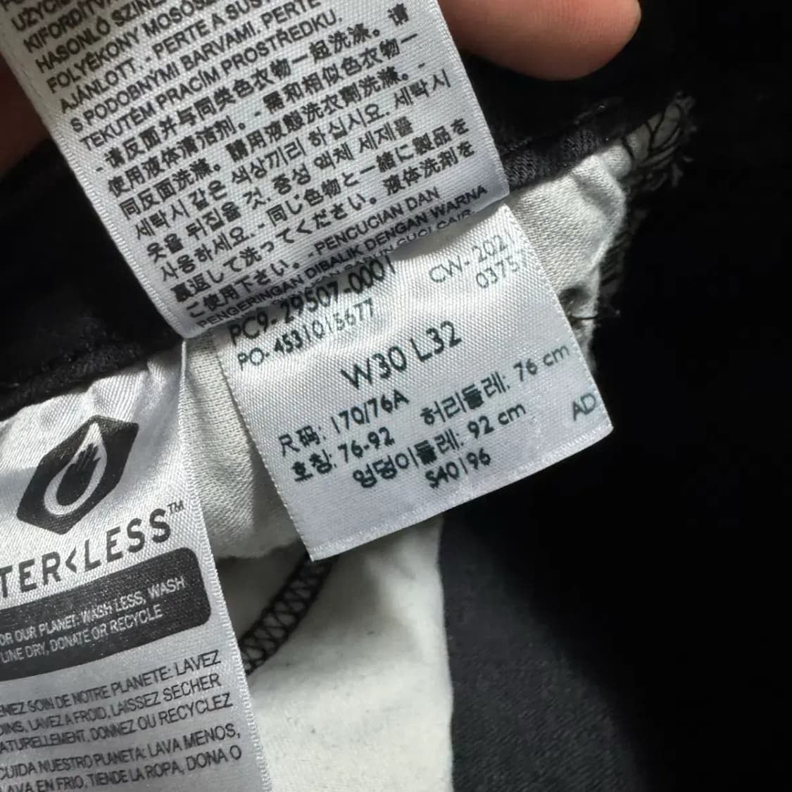 30 리바이스 502 흑청바지 상품이미지6