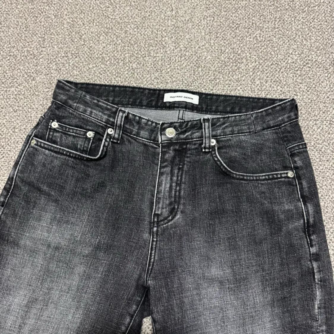 30 인스턴트데님 흑청바지 상품이미지5
