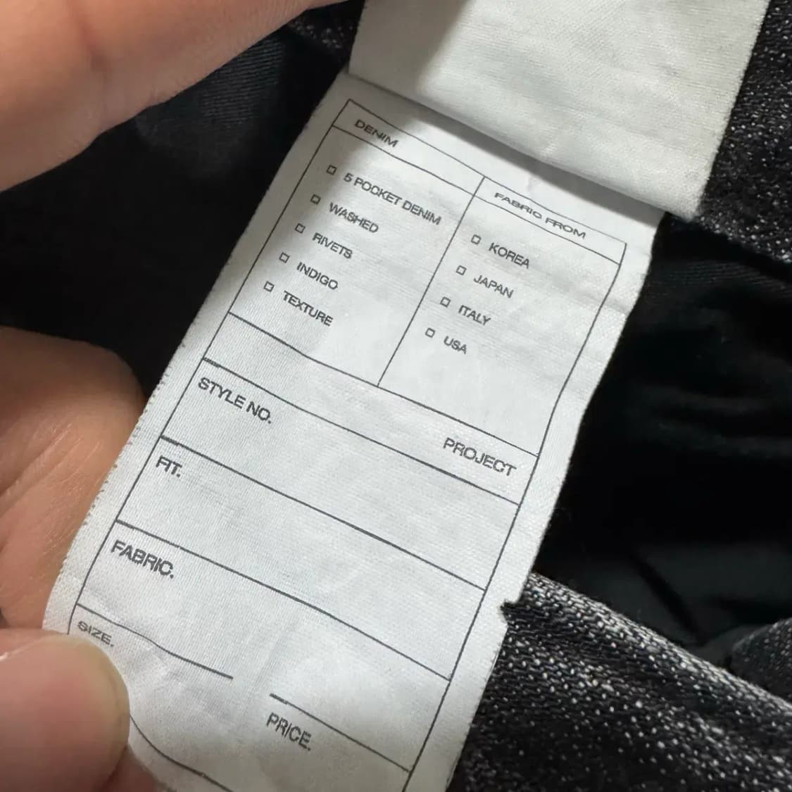 30 인스턴트데님 흑청바지 상품이미지8