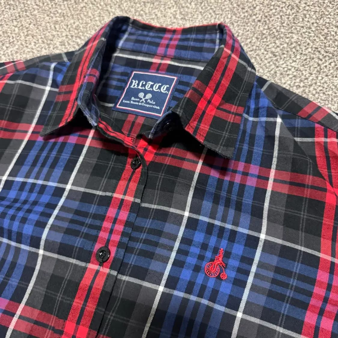 90 빈폴 체크 셔츠 상품이미지2