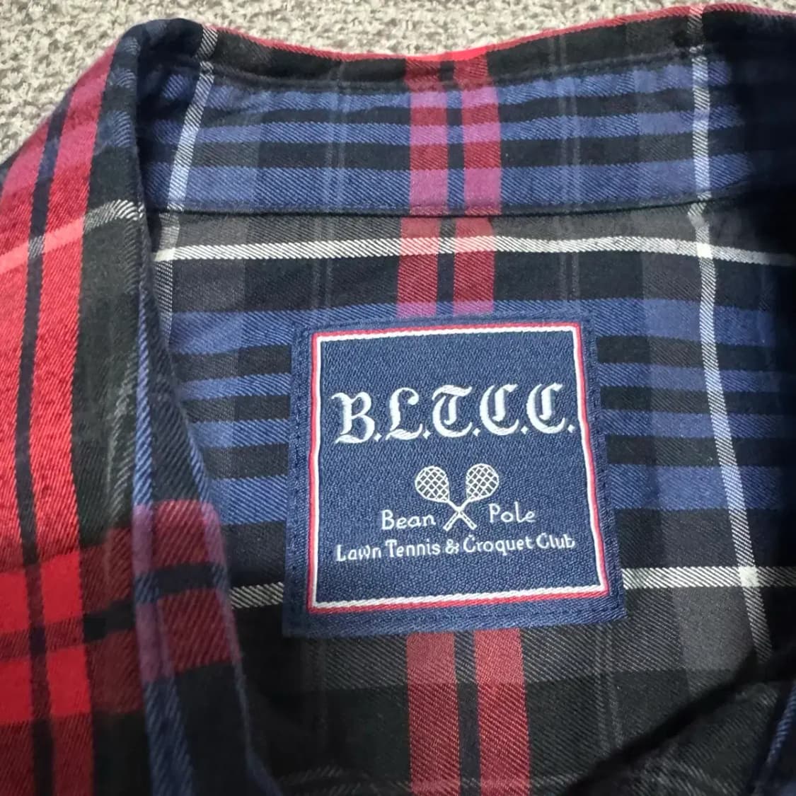 90 빈폴 체크 셔츠 상품이미지4