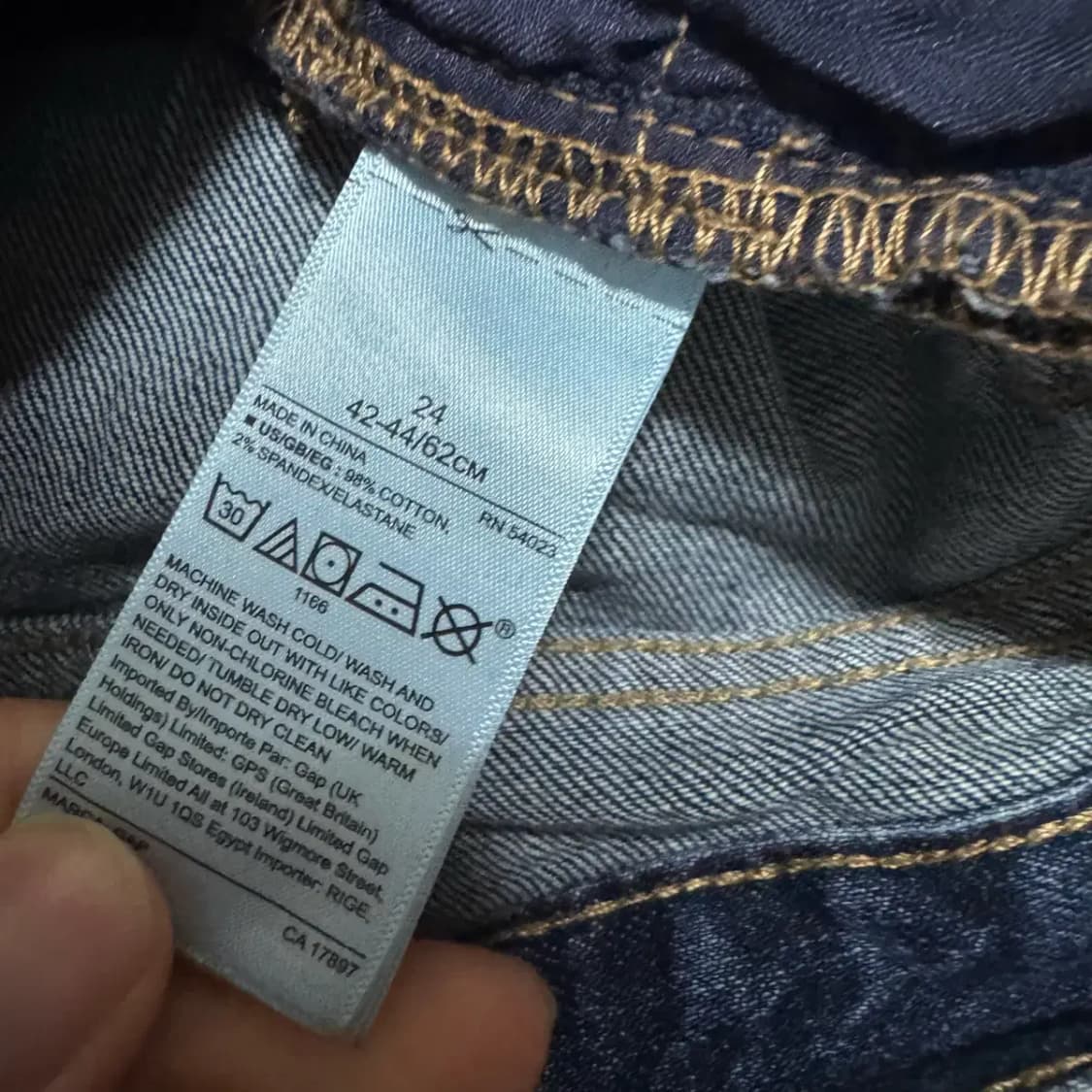 27 gap 갭 데님 청바지 여성 상품이미지5