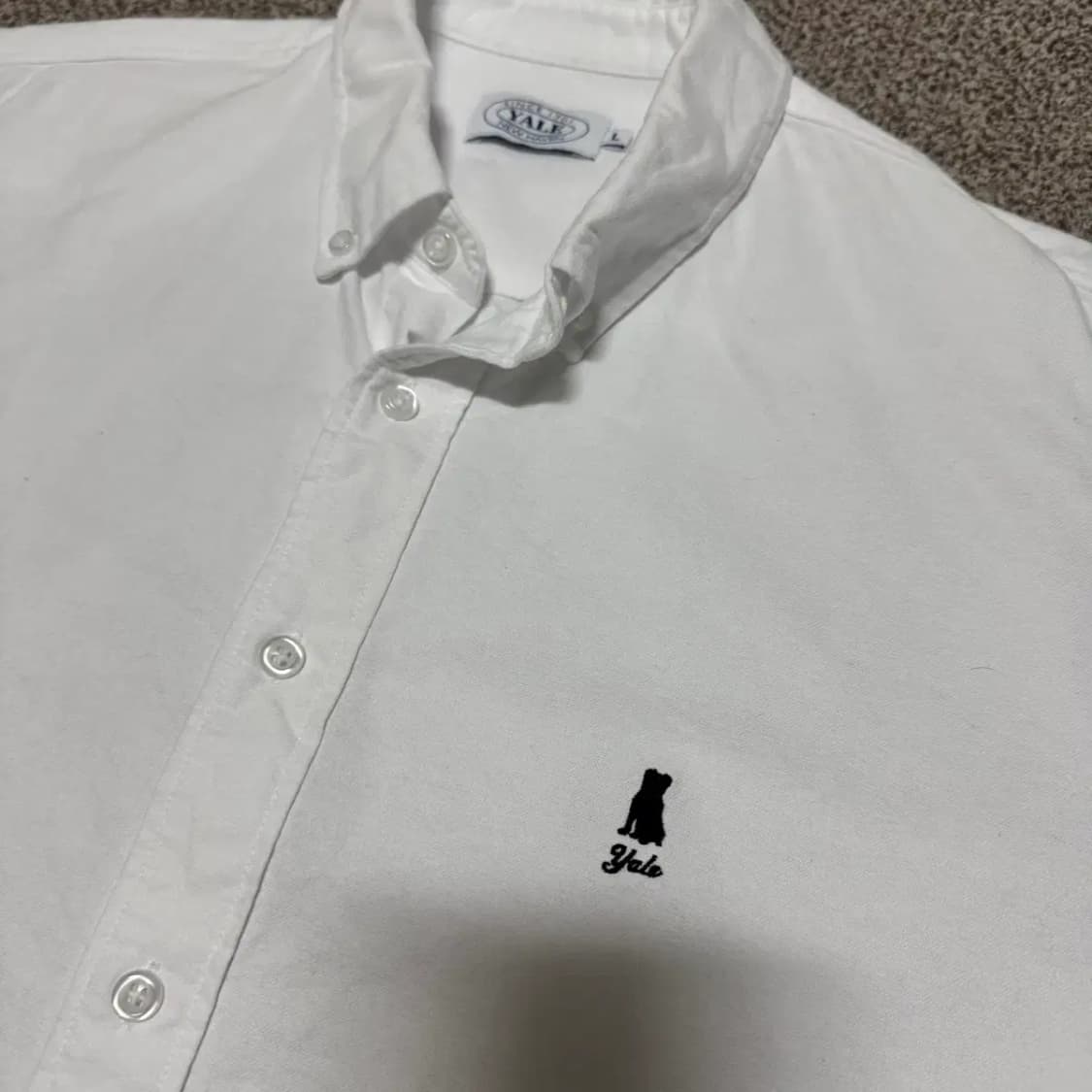 L 예일 화이트 셔츠 상품이미지2