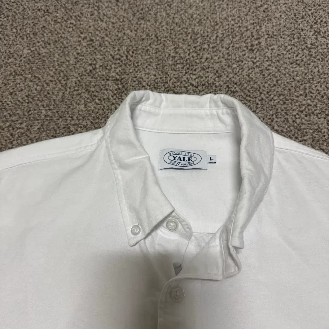 L 예일 화이트 셔츠 상품이미지3