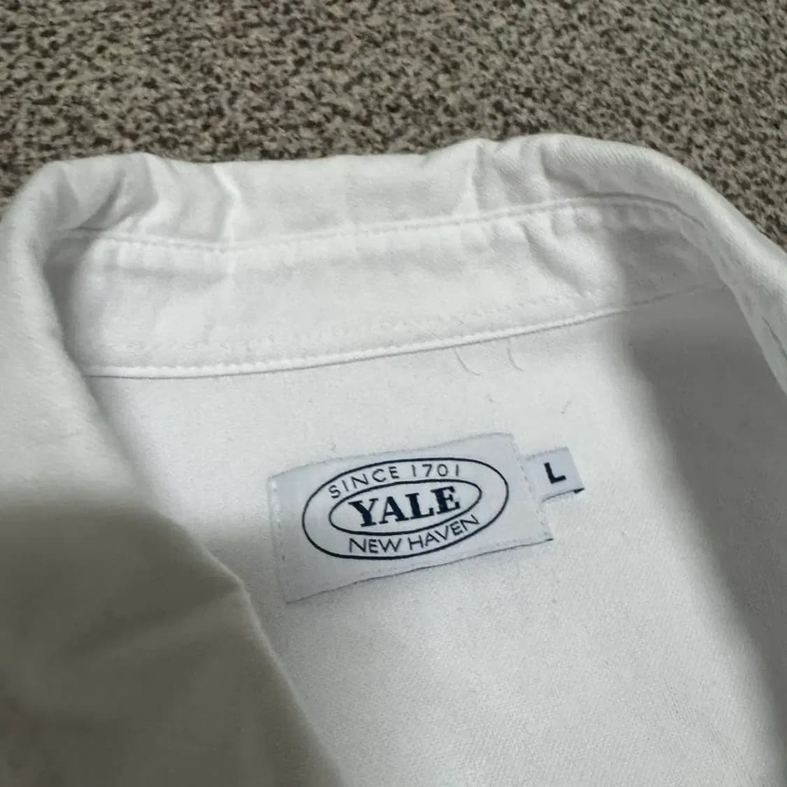 L 예일 화이트 셔츠 상품이미지4