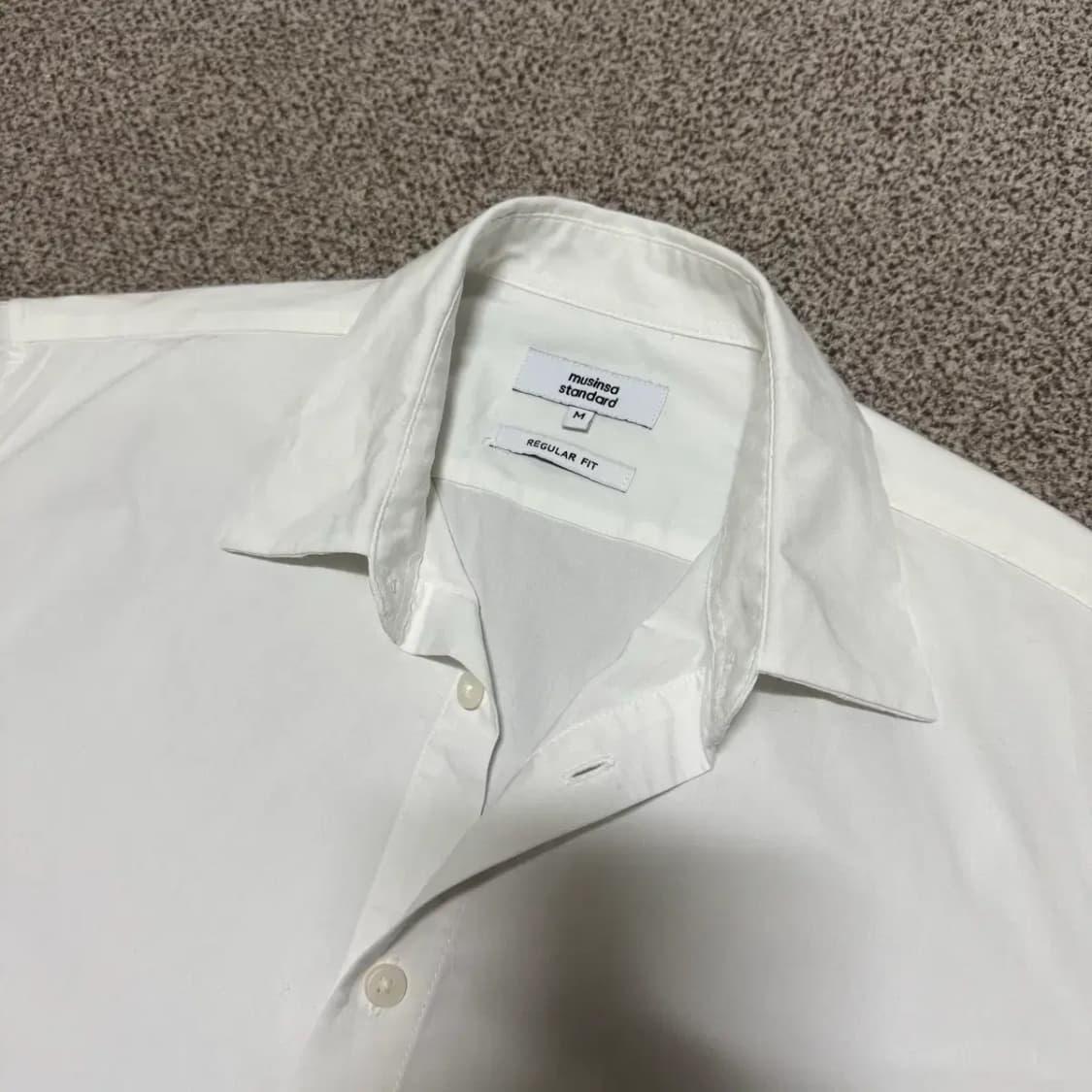 M 무신사스탠다드 화이트 셔츠 상품이미지2