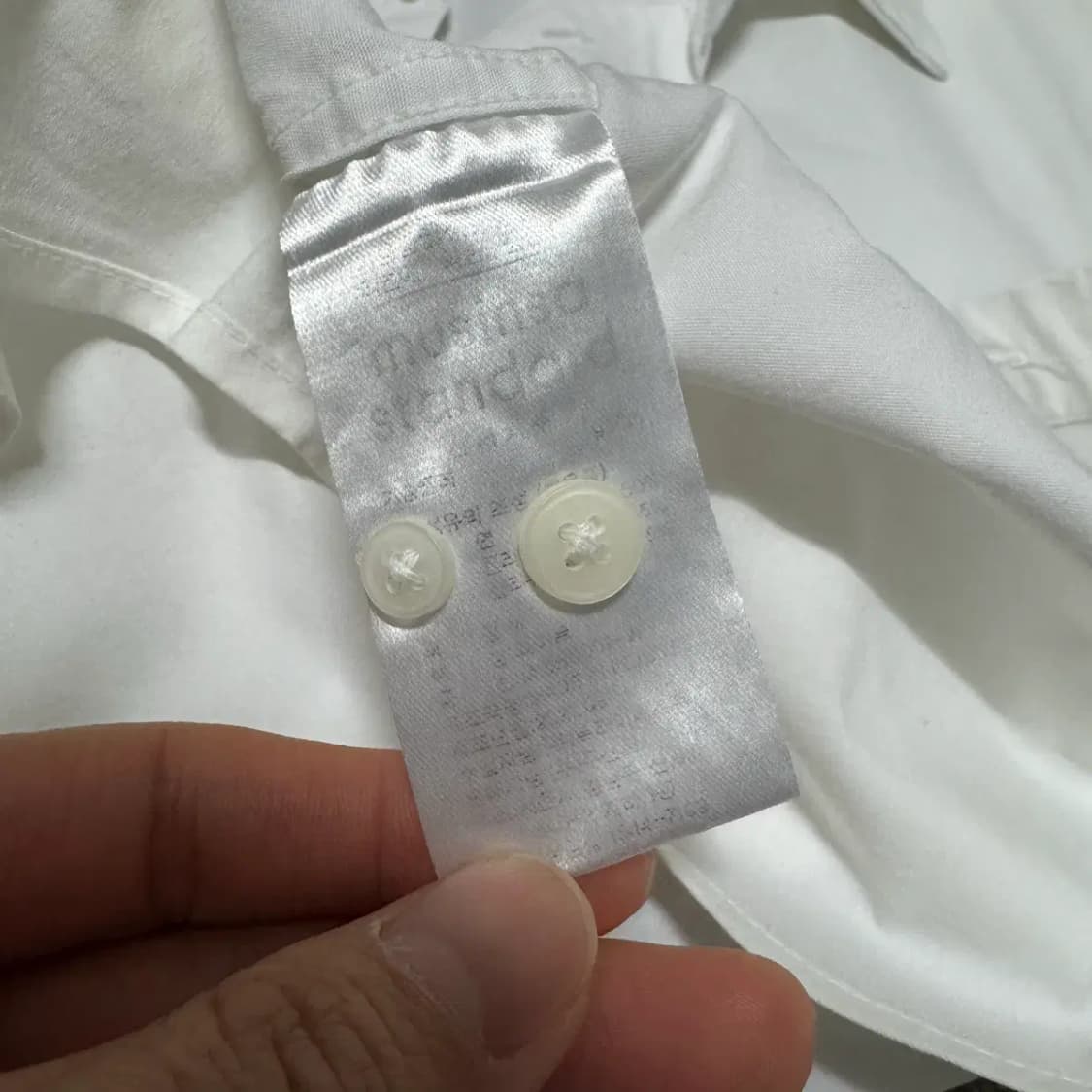 M 무신사스탠다드 화이트 셔츠 상품이미지4