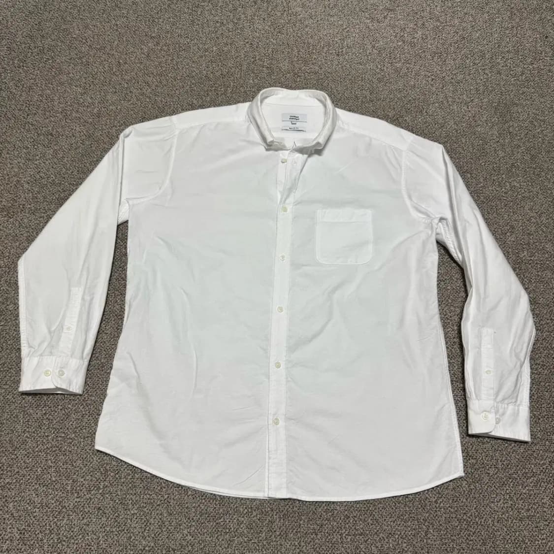 2xl 무신사 스탠다드 릴렉스핏 화이트 셔츠 상품이미지1