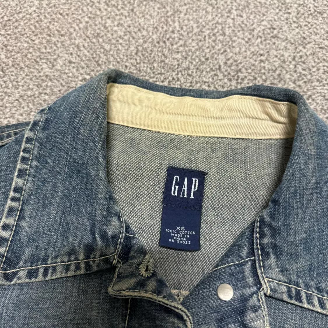 Xs GAP 갭 데님 자켓 여성 상품이미지3