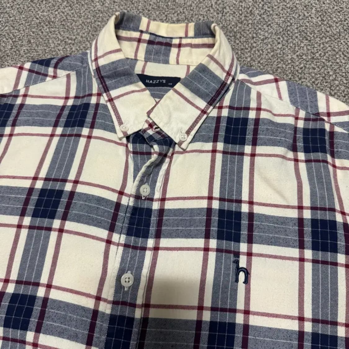 100 헤지스 체크 셔츠 상품이미지2