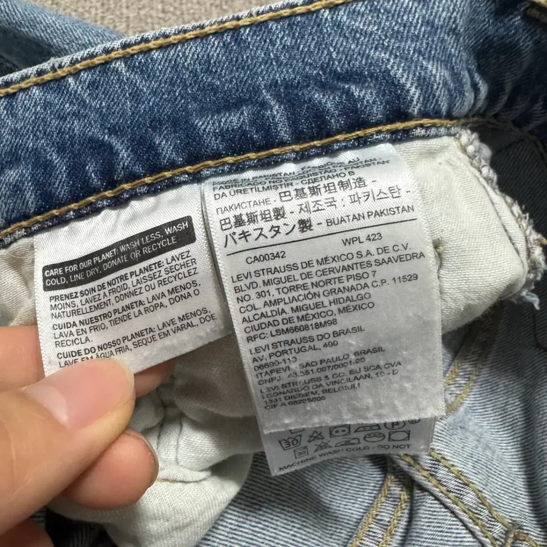 28 리바이스 502 청바지 상품이미지6