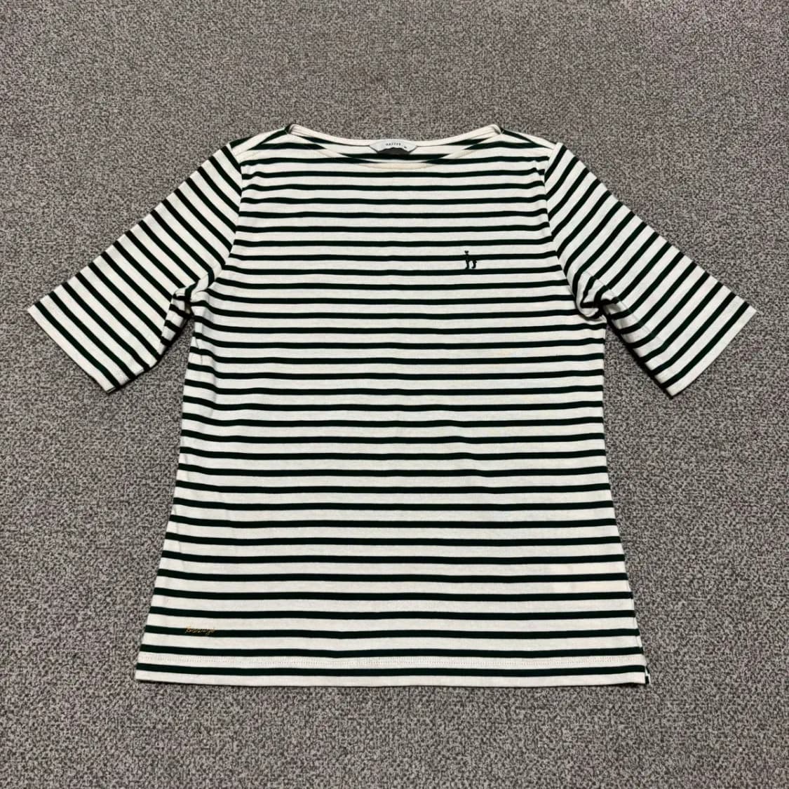 90 헤지스 스트라이프 반팔 여성 상품이미지1