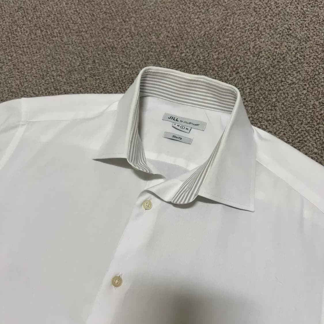 L 질스튜어트 화이트 셔츠 슬림핏 상품이미지2