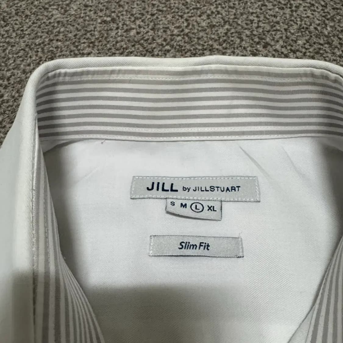 L 질스튜어트 화이트 셔츠 슬림핏 상품이미지3