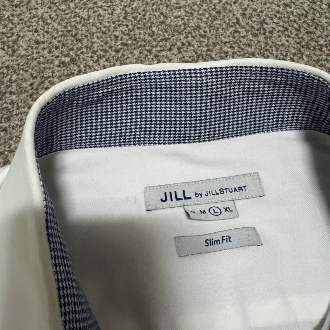 L 질스튜어트 화이트 셔츠 슬림핏 상품이미지4