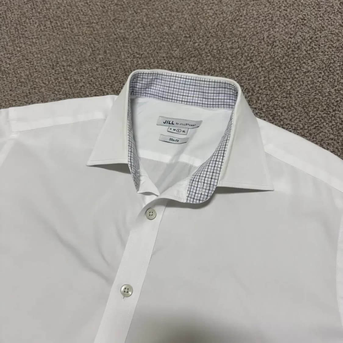 L 질스튜어트 화이트 셔츠 슬림핏 상품이미지2