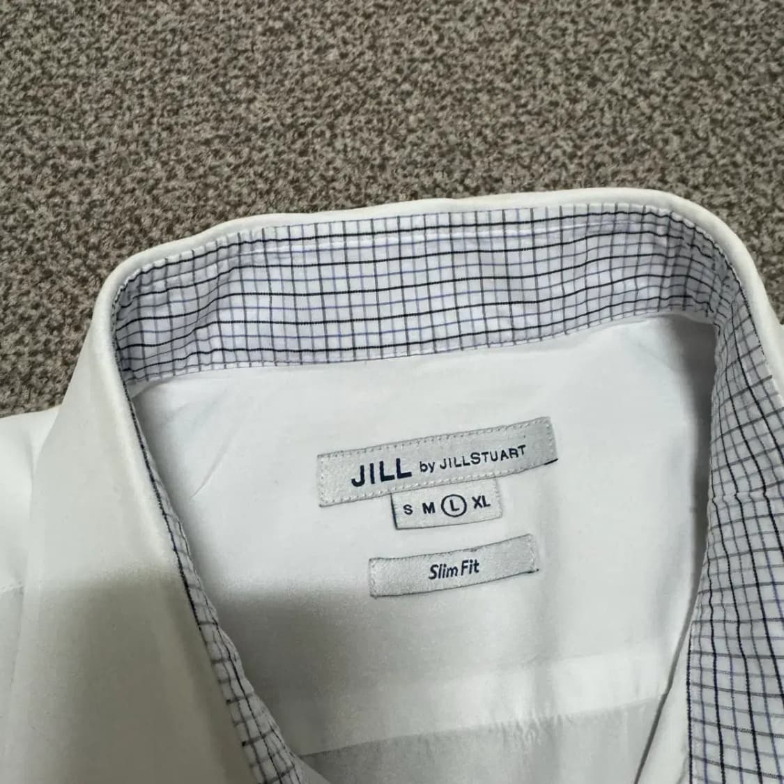 L 질스튜어트 화이트 셔츠 슬림핏 상품이미지3