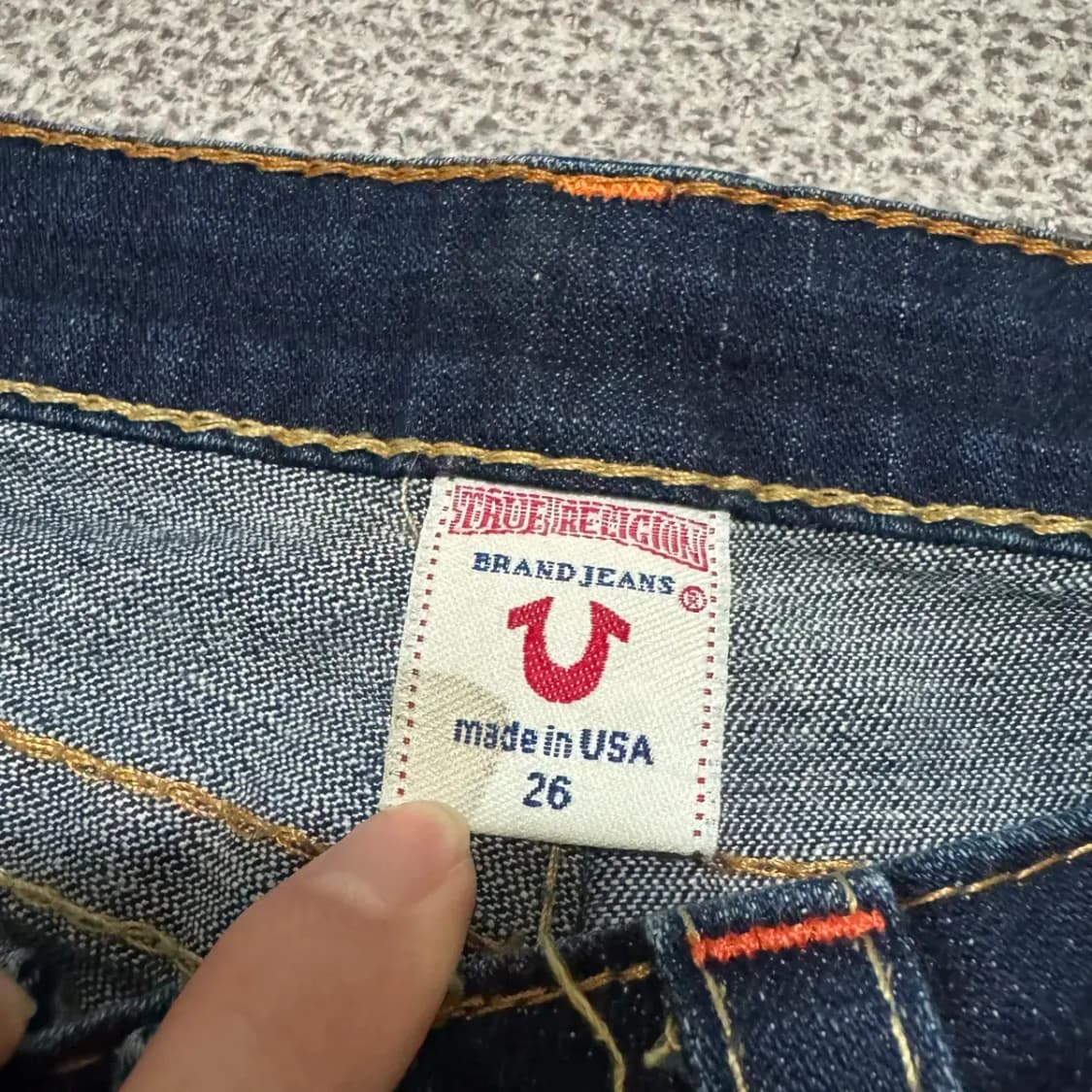 26 트루릴리젼 진청바지 여성 상품이미지6