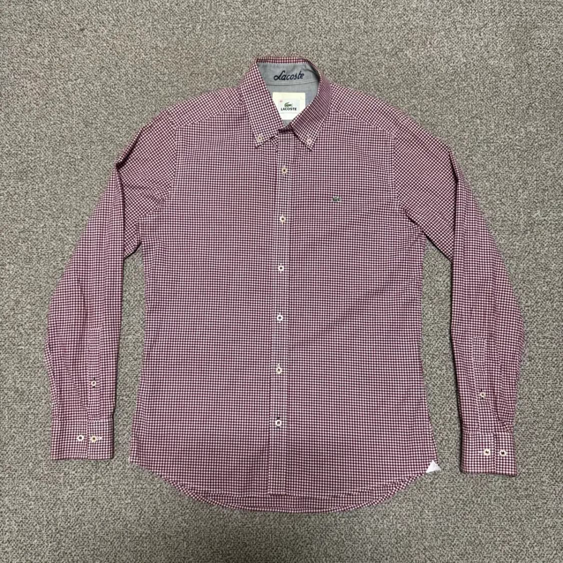 40 라코스테 체크 셔츠 상품이미지1