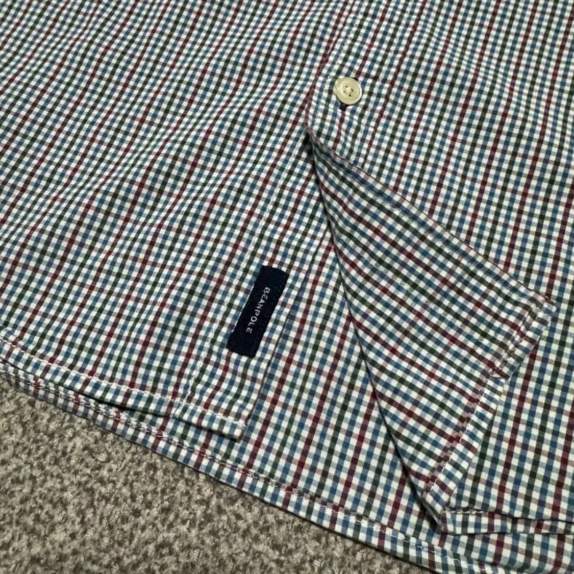 105 빈폴 체크 셔츠 슬림 상품이미지2