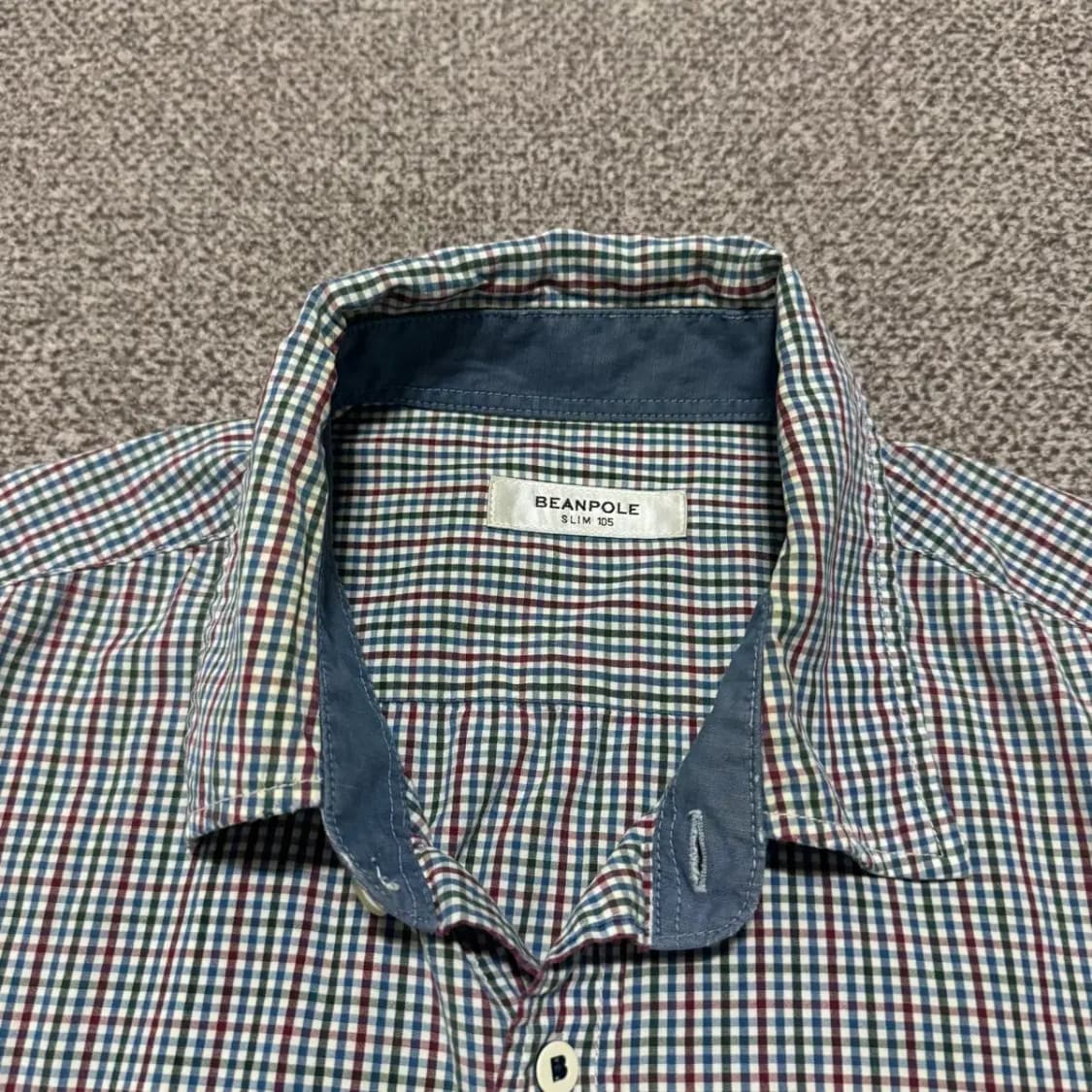 105 빈폴 체크 셔츠 슬림 상품이미지4