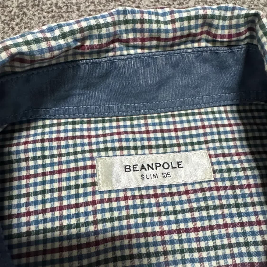 105 빈폴 체크 셔츠 슬림 상품이미지5