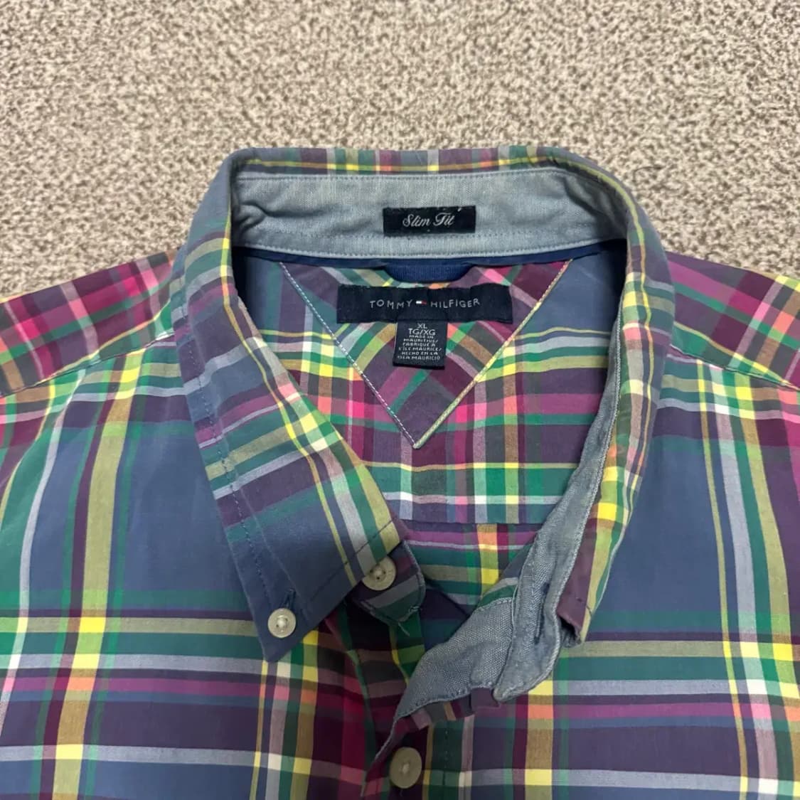 XL 타미힐피거 체크 셔츠 상품이미지3