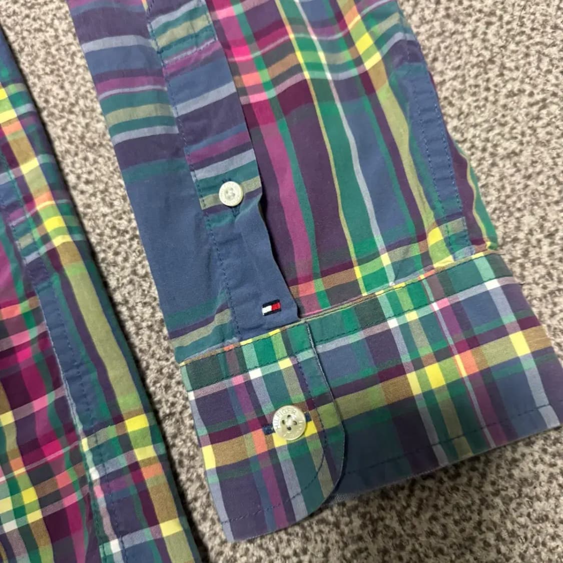XL 타미힐피거 체크 셔츠 상품이미지5