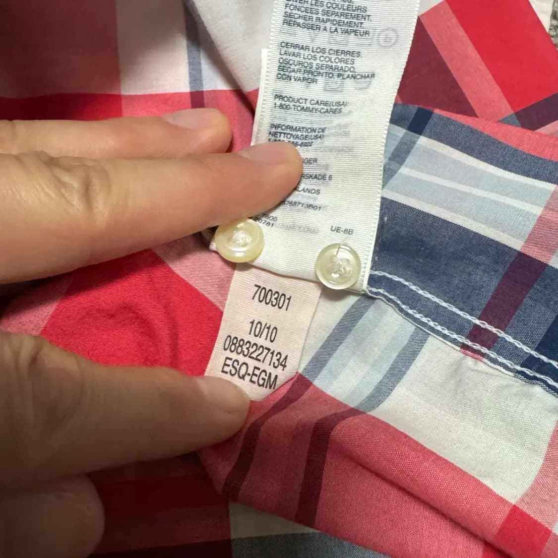 M 타미힐피거 체크 셔츠 상품이미지7