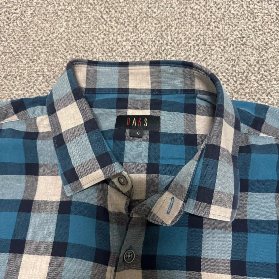 110 닥스 체크 셔츠 상품이미지3