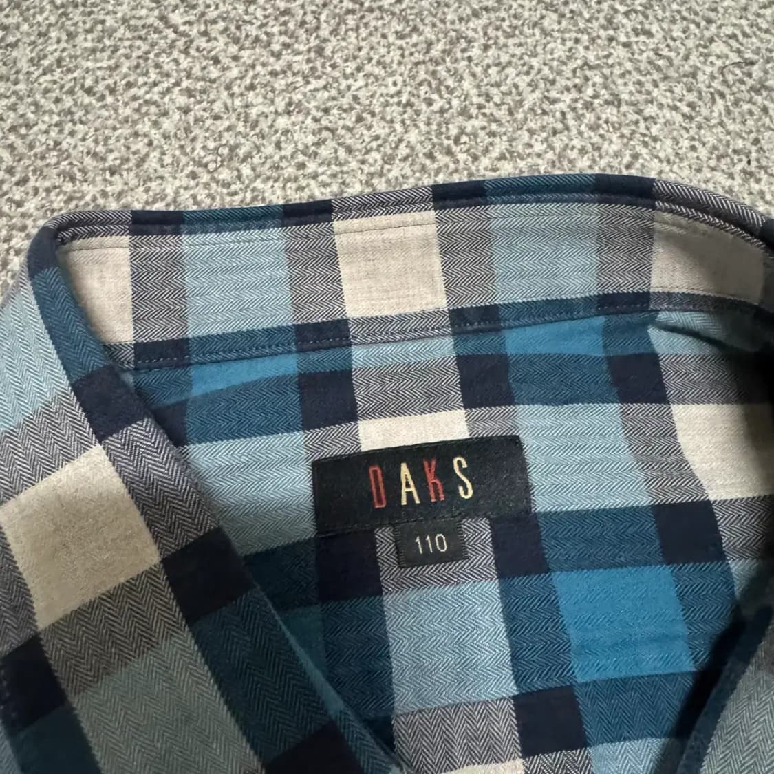 110 닥스 체크 셔츠 상품이미지4