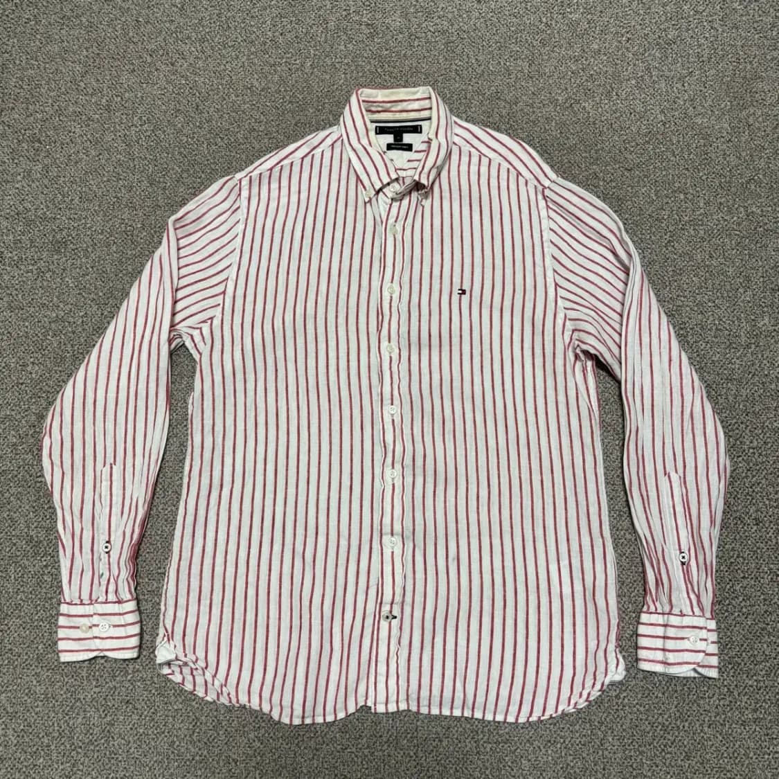 M 타미힐피거 스트라이프 린넨 셔츠 상품이미지1
