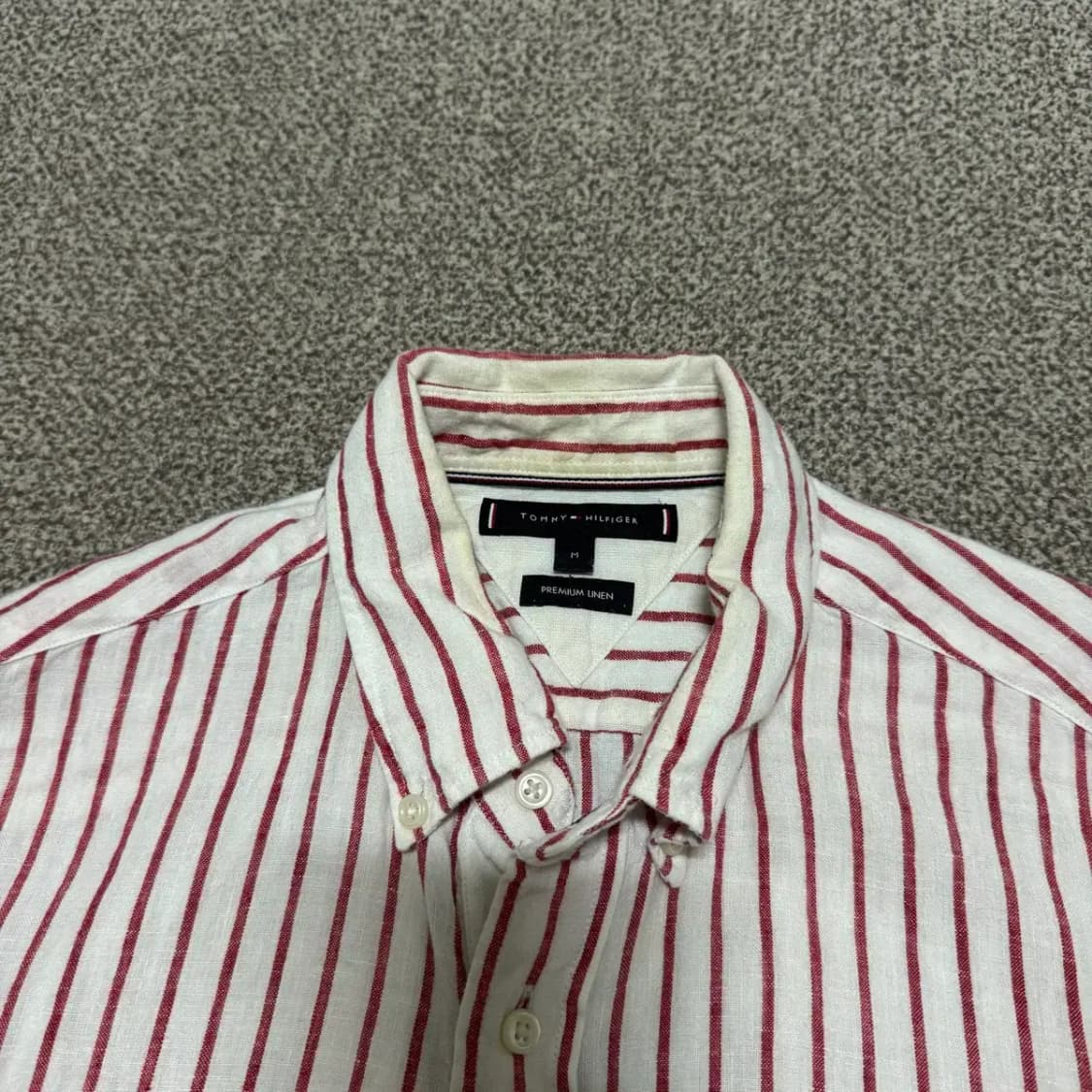 M 타미힐피거 스트라이프 린넨 셔츠 상품이미지3