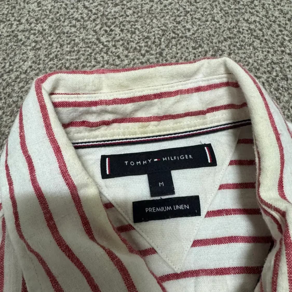 M 타미힐피거 스트라이프 린넨 셔츠 상품이미지4
