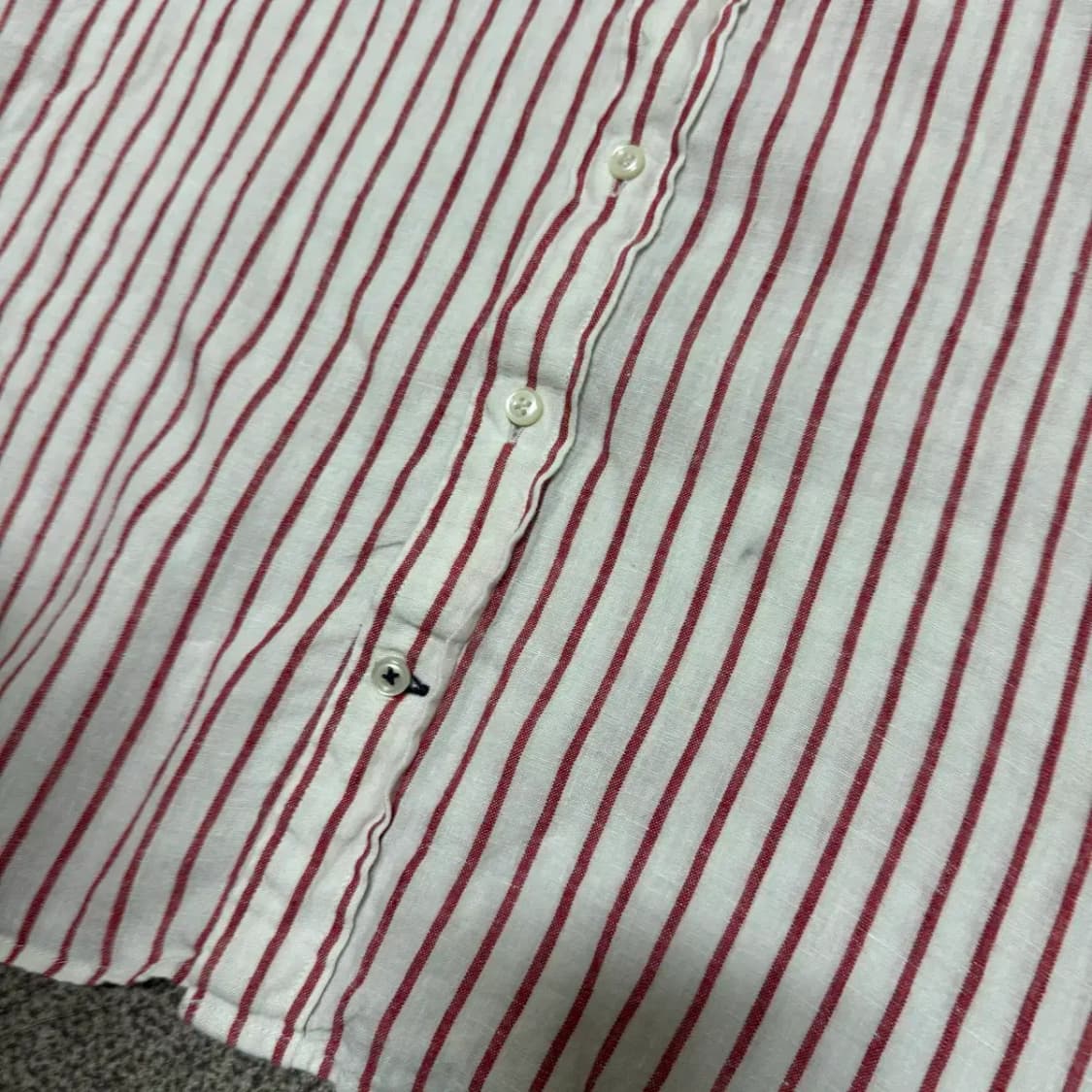 M 타미힐피거 스트라이프 린넨 셔츠 상품이미지7