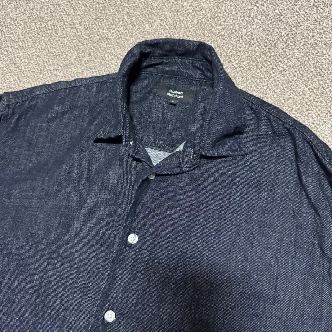 M 무신사스탠다드 데님 셔츠 상품이미지2