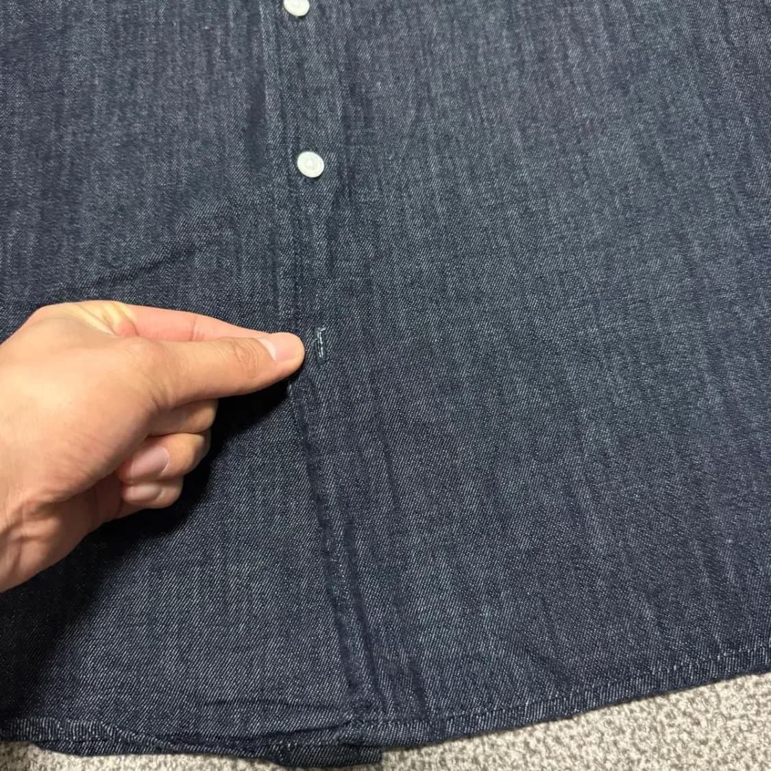 M 무신사스탠다드 데님 셔츠 상품이미지4