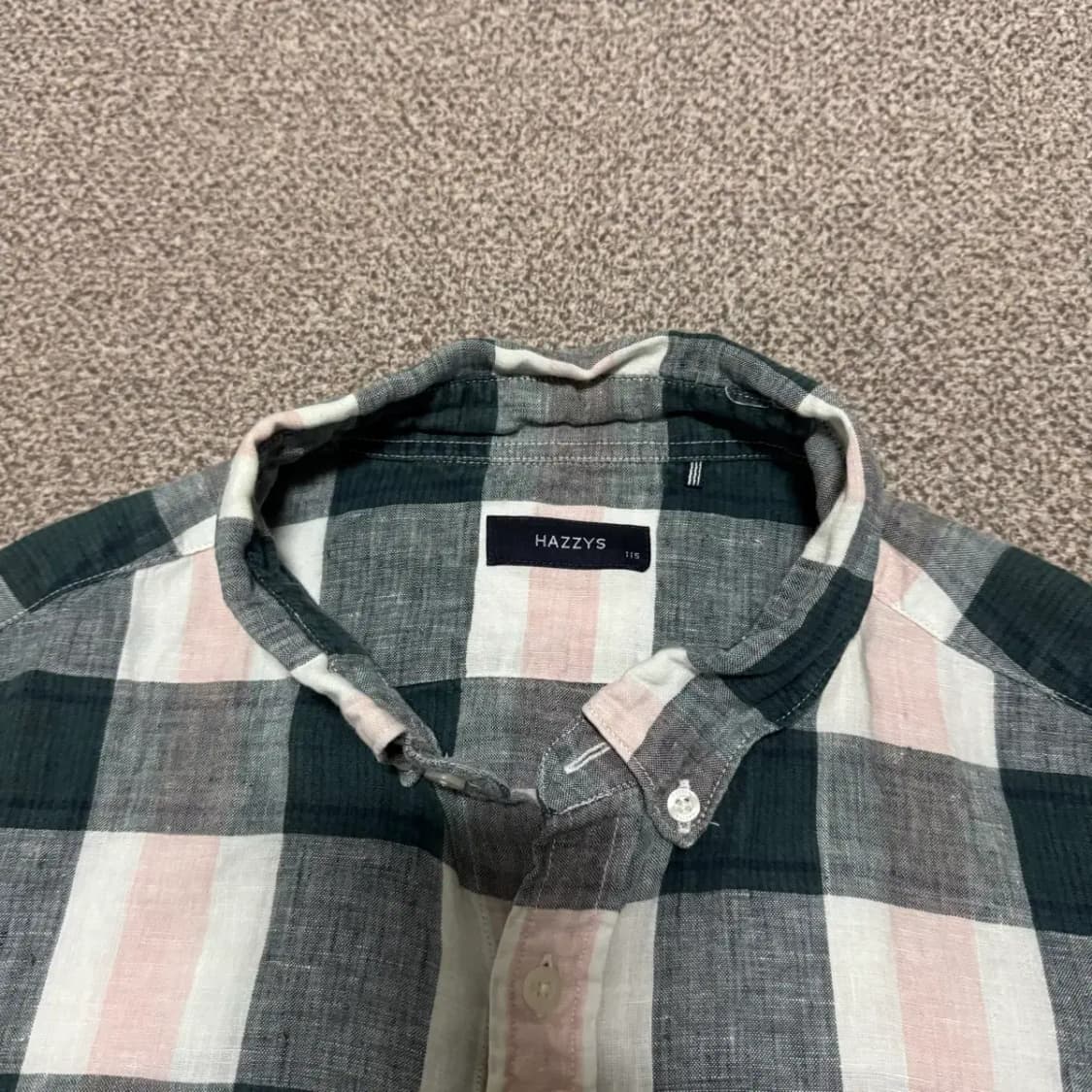 115 헤지스 린넨 셔츠 상품이미지3