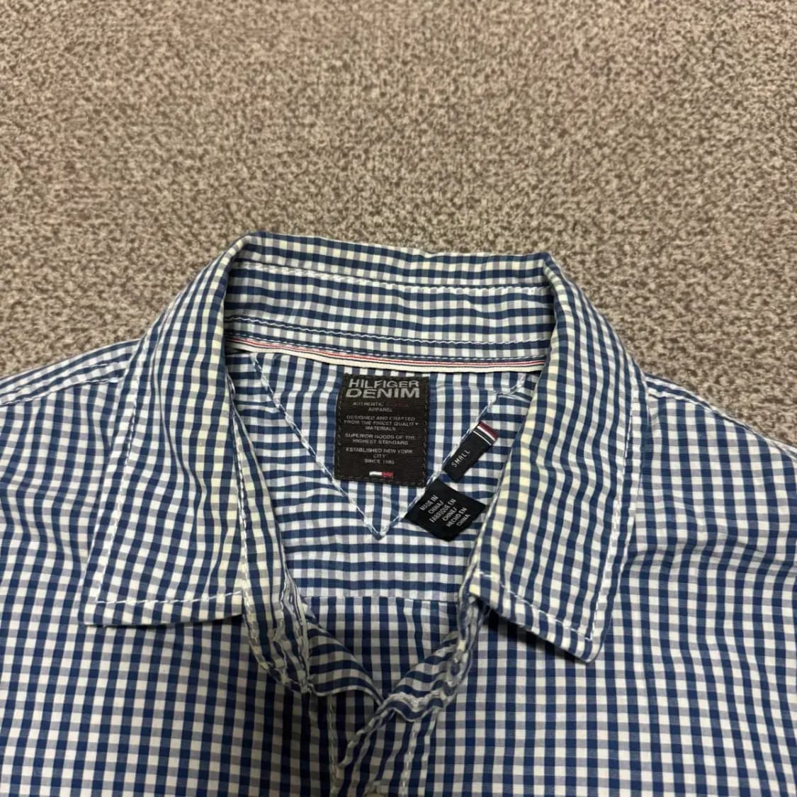 S 타미힐피거 체크 셔츠 상품이미지3
