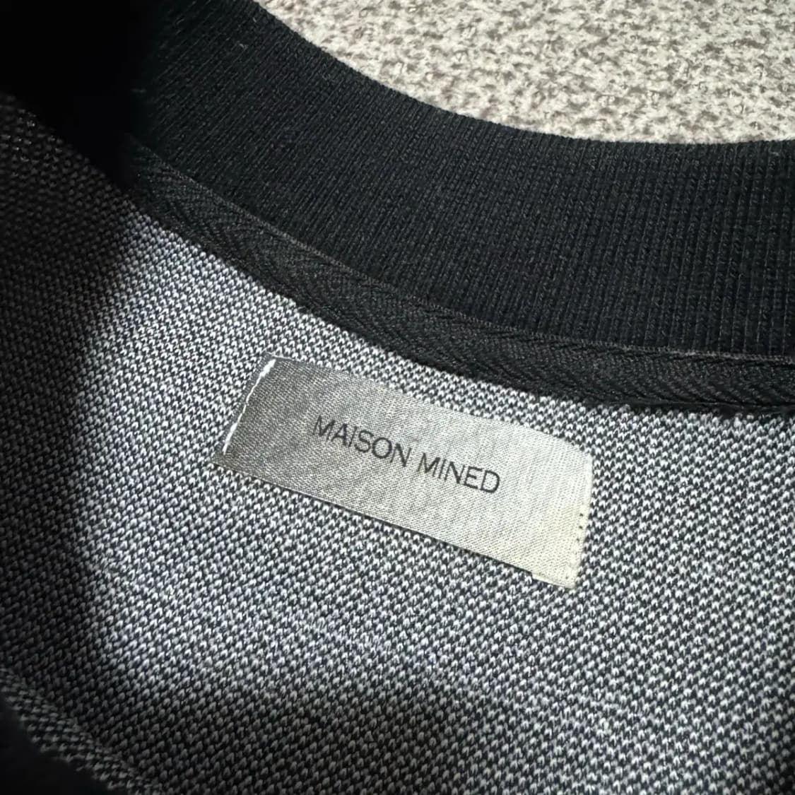 M 메종미네드 반팔 니트 상품이미지3