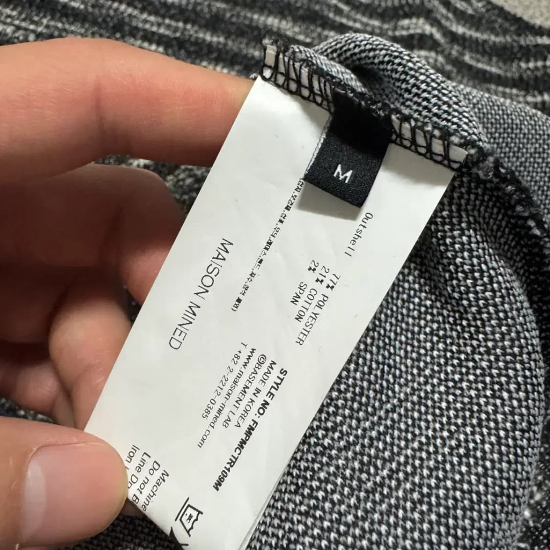 M 메종미네드 반팔 니트 상품이미지4