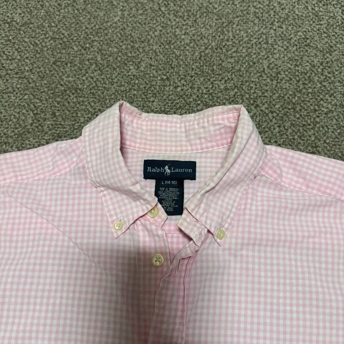 14-16 폴로랄프로렌 체크 셔츠 상품이미지3