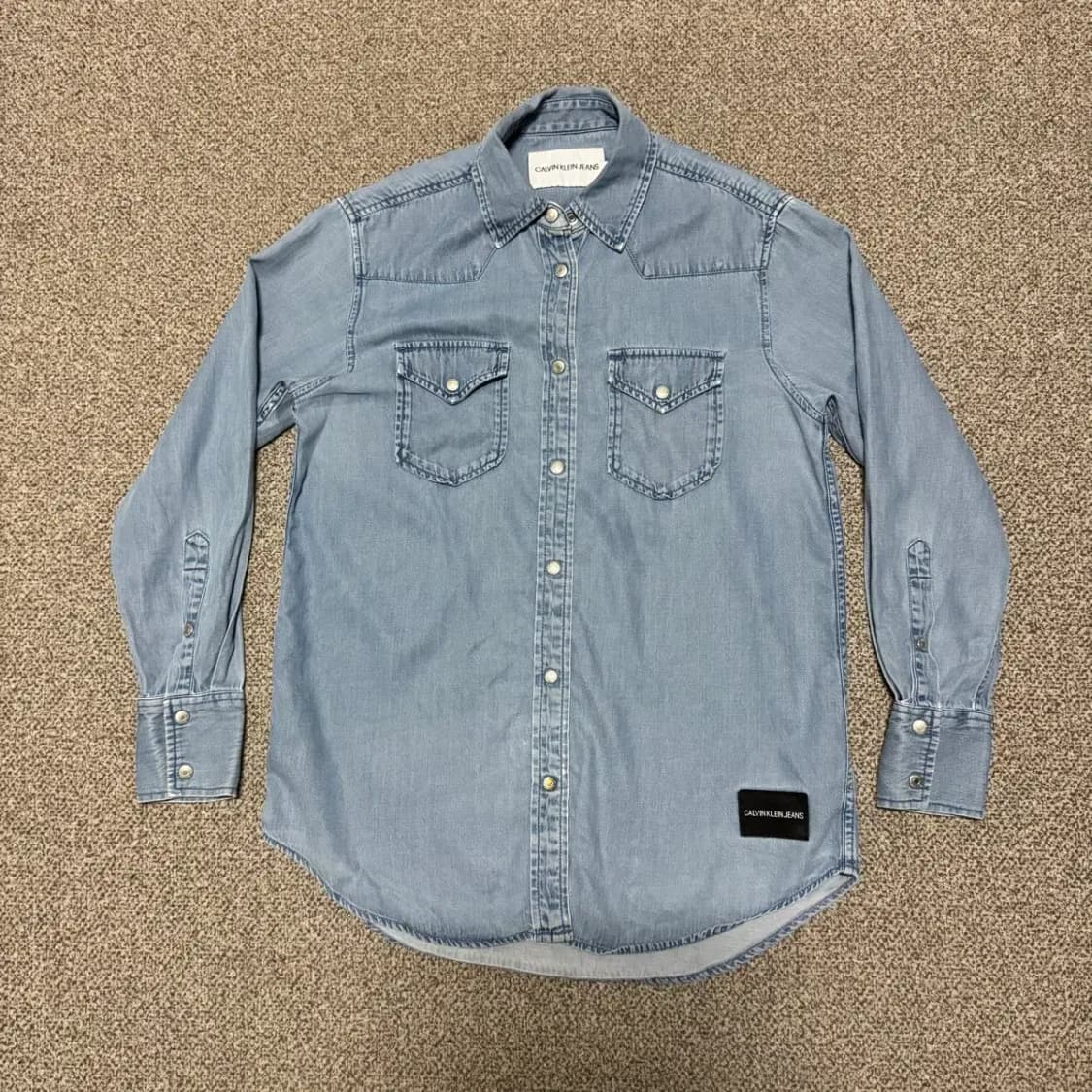 Xs 캘빈클라인 청셔츠 상품이미지1