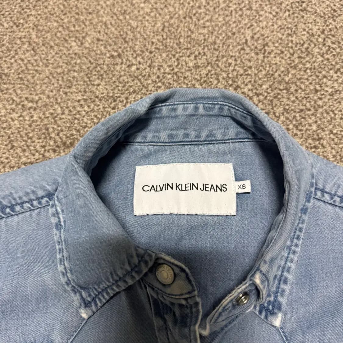 Xs 캘빈클라인 청셔츠 상품이미지3