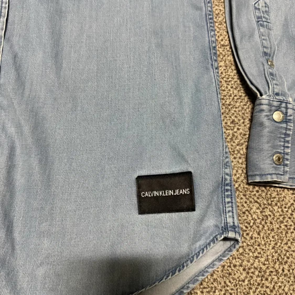 Xs 캘빈클라인 청셔츠 상품이미지4