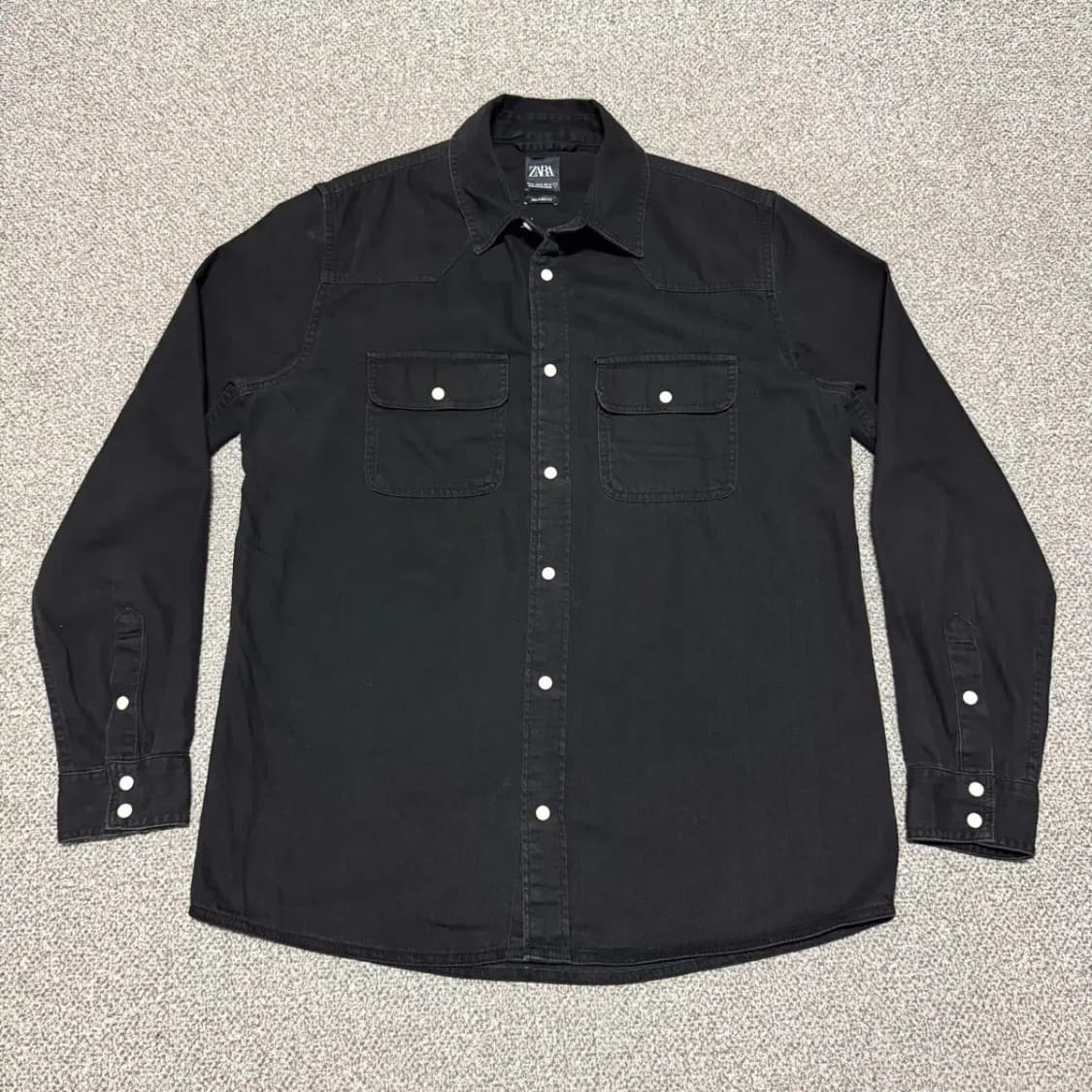 M 자라 흑청셔츠 상품이미지1