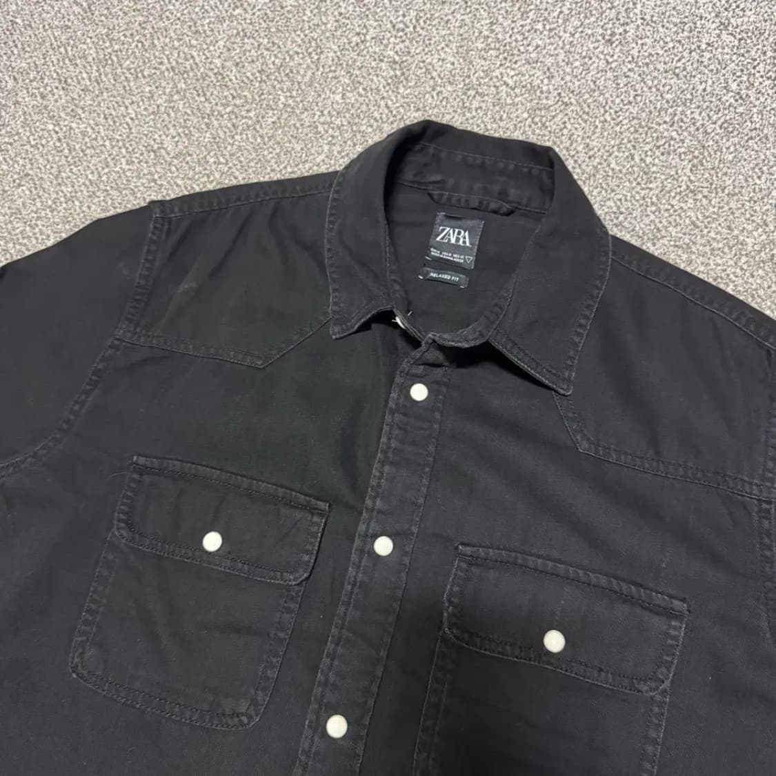 M 자라 흑청셔츠 상품이미지2