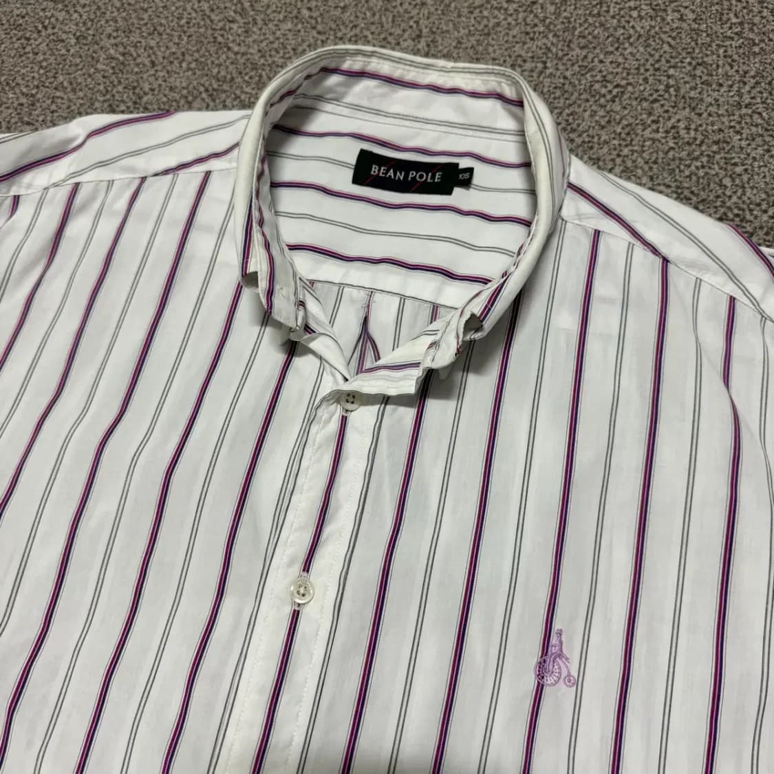 105 빈폴 스트라이프 반팔 셔츠 상품이미지3